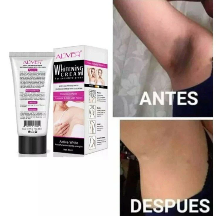 Crema blanqueadora Axilas y Zonas intimas