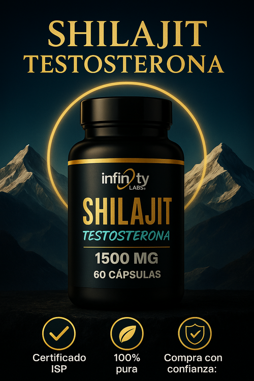 Shilajit Testosterona | Potenciador Sexual  (60 Capsulas)